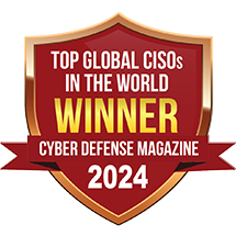 Top Global CISO Winner Award 2024